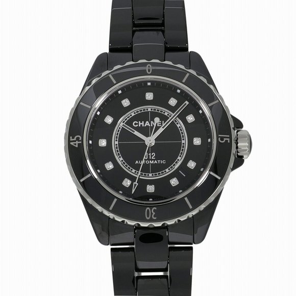 CHANEL Accessories - Chanel J12 Black Ceramic 38mm H5702 Unisex Watch